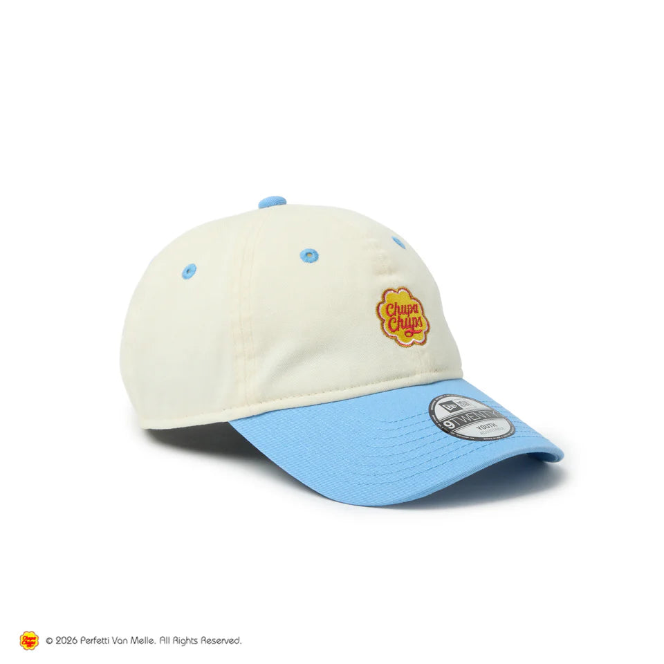 キッズ Youth 9TWENTY Chupa Chups チュッパチャプス 2-Tone クロームホワイト/スカイブルー【14863715】