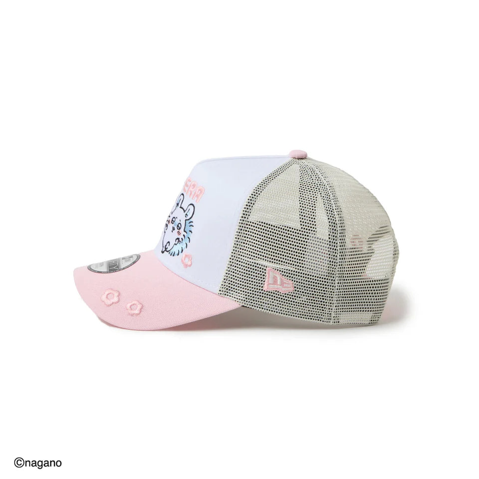 NEW ERA キッズ Youth 9FORTY A-Frame トラッカー ちいかわ / モモンガ・古本屋 ピンク【14864475】