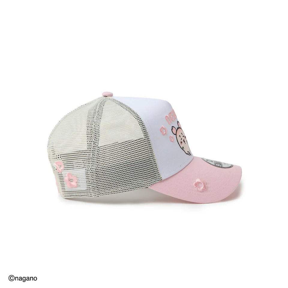 NEW ERA キッズ Youth 9FORTY A-Frame トラッカー ちいかわ / モモンガ・古本屋 ピンク【14864475】