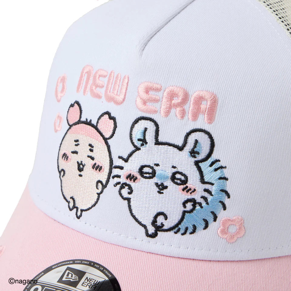 NEW ERA キッズ Youth 9FORTY A-Frame トラッカー ちいかわ / モモンガ・古本屋 ピンク【14864475】