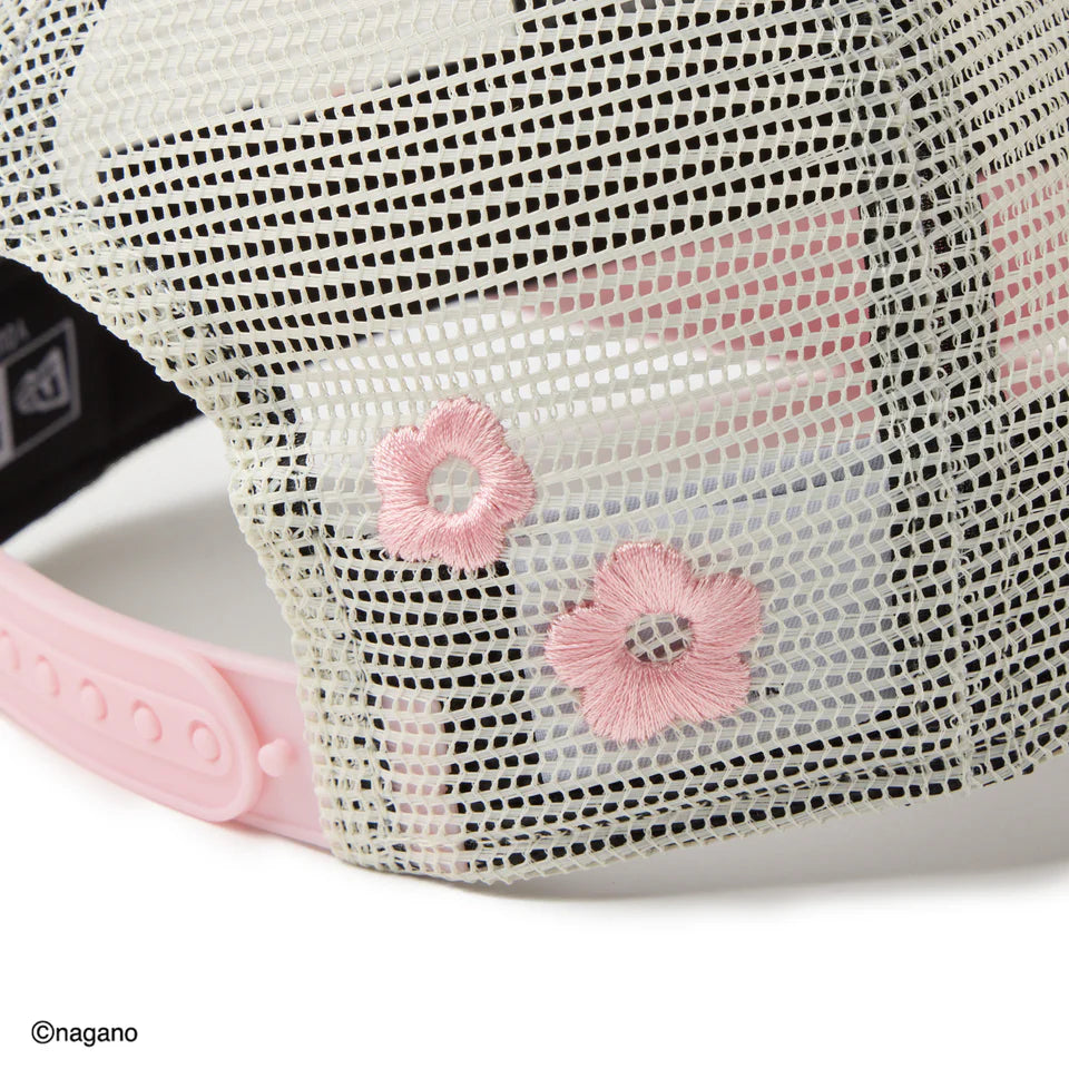 NEW ERA キッズ Youth 9FORTY A-Frame トラッカー ちいかわ / モモンガ・古本屋 ピンク【14864475】