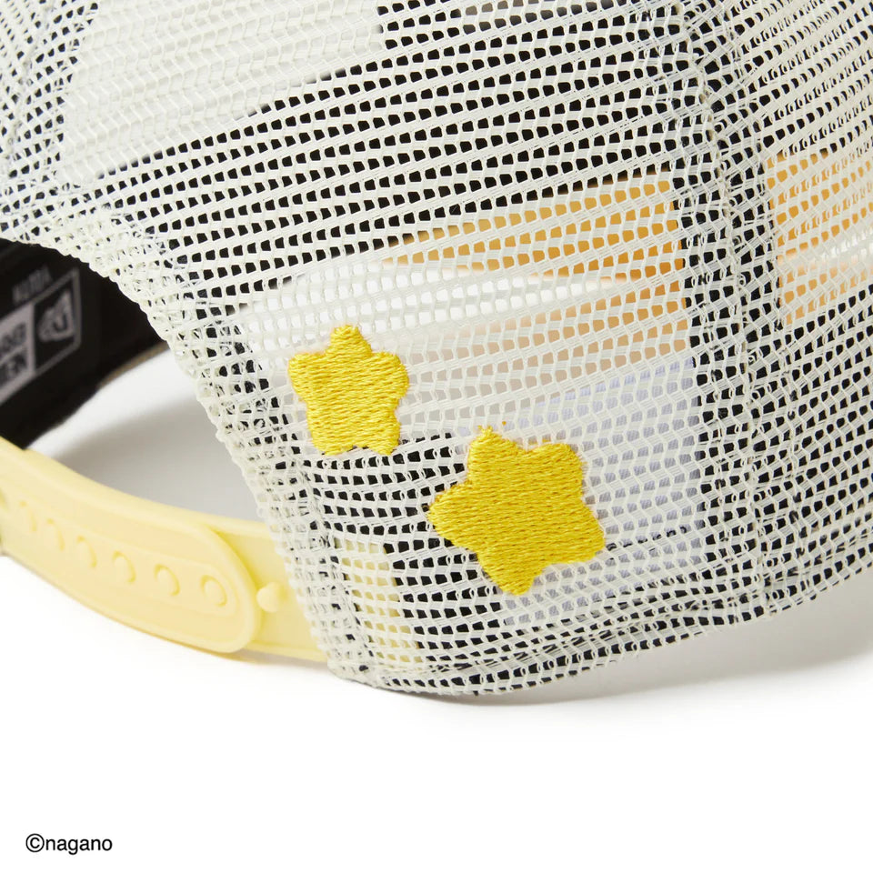 NEW ERA キッズ Youth 9FORTY A-Frame トラッカー ちいかわ / ちいかわ・ハチワレ・うさぎ ホワイト/ソフトイエロー【14864476】