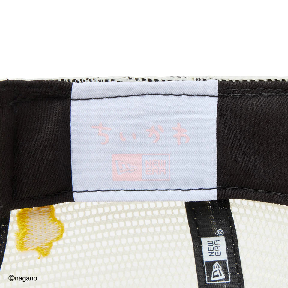 NEW ERA キッズ Youth 9FORTY A-Frame トラッカー ちいかわ / ちいかわ・ハチワレ・うさぎ ホワイト/ソフトイエロー【14864476】