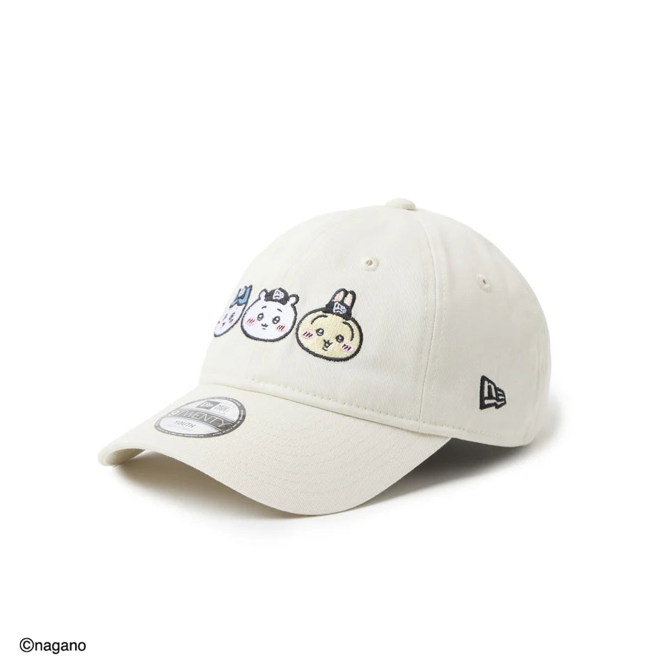 NEW ERA キッズ Youth 9TWENTY ちいかわ / ちいかわ・ハチワレ・うさぎ アイボリー【14864477】