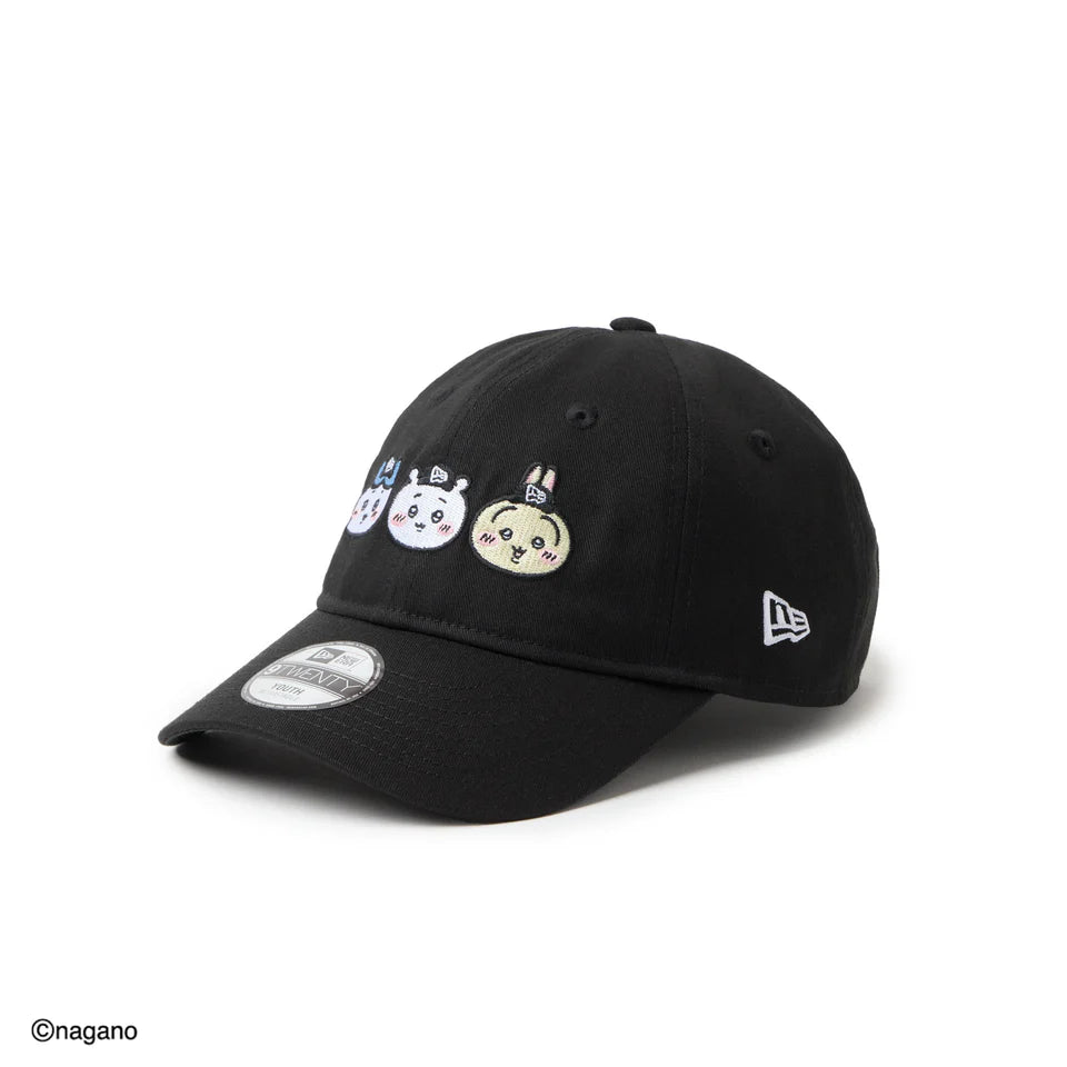 NEW ERA キッズ Youth 9TWENTY ちいかわ / ちいかわ・ハチワレ・うさぎ ブラック【14864478】