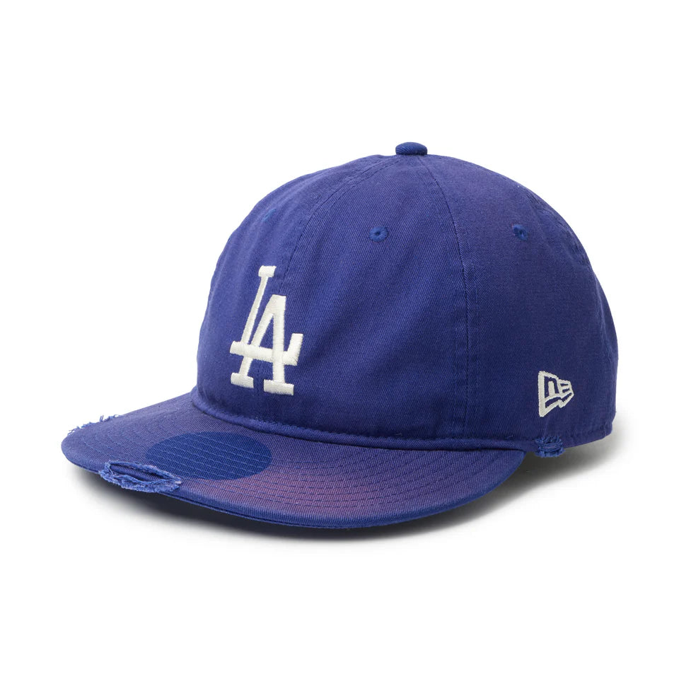 NEW ERA 9THIRTY powered by GORO (min-nano) ロサンゼルス・ドジャース ダメージ/パッカブルバイザー/モンレーウォッシュ ダークロイヤル【14880396】