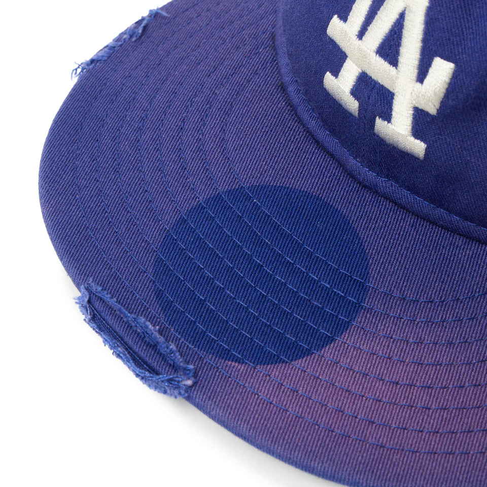 NEW ERA 9THIRTY powered by GORO (min-nano) ロサンゼルス・ドジャース ダメージ/パッカブルバイザー/モンレーウォッシュ ダークロイヤル【14880396】