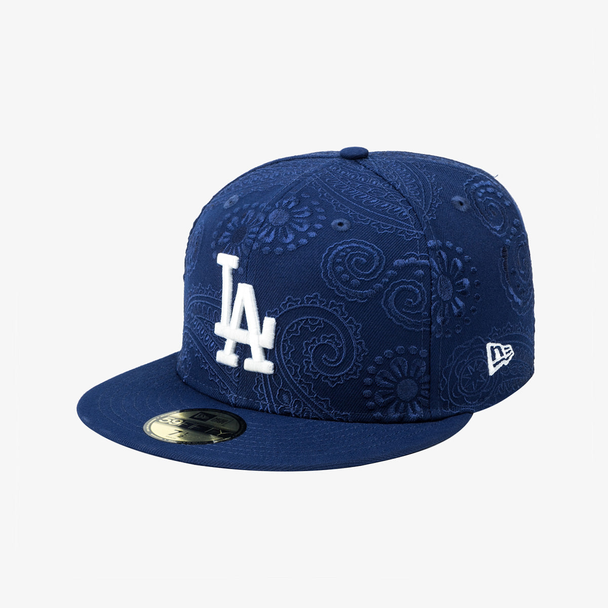 【海外買付品】59FIFTY オールオーバー ペイズリー ロサンゼルス ドジャース ブルー