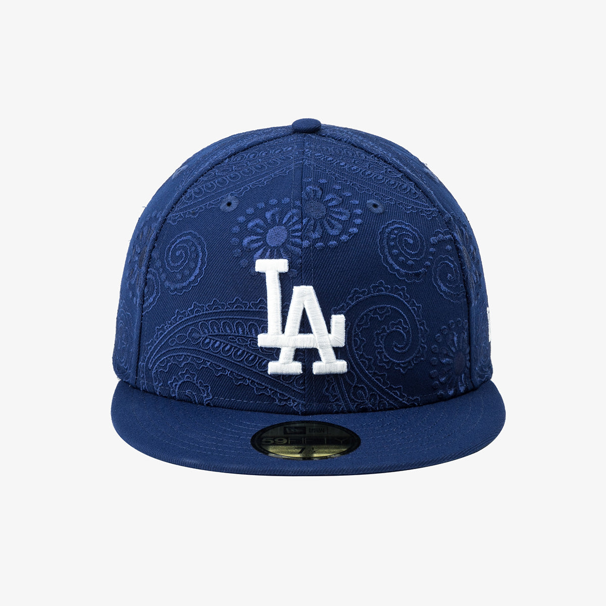 【海外買付品】59FIFTY オールオーバー ペイズリー ロサンゼルス ドジャース ブルー