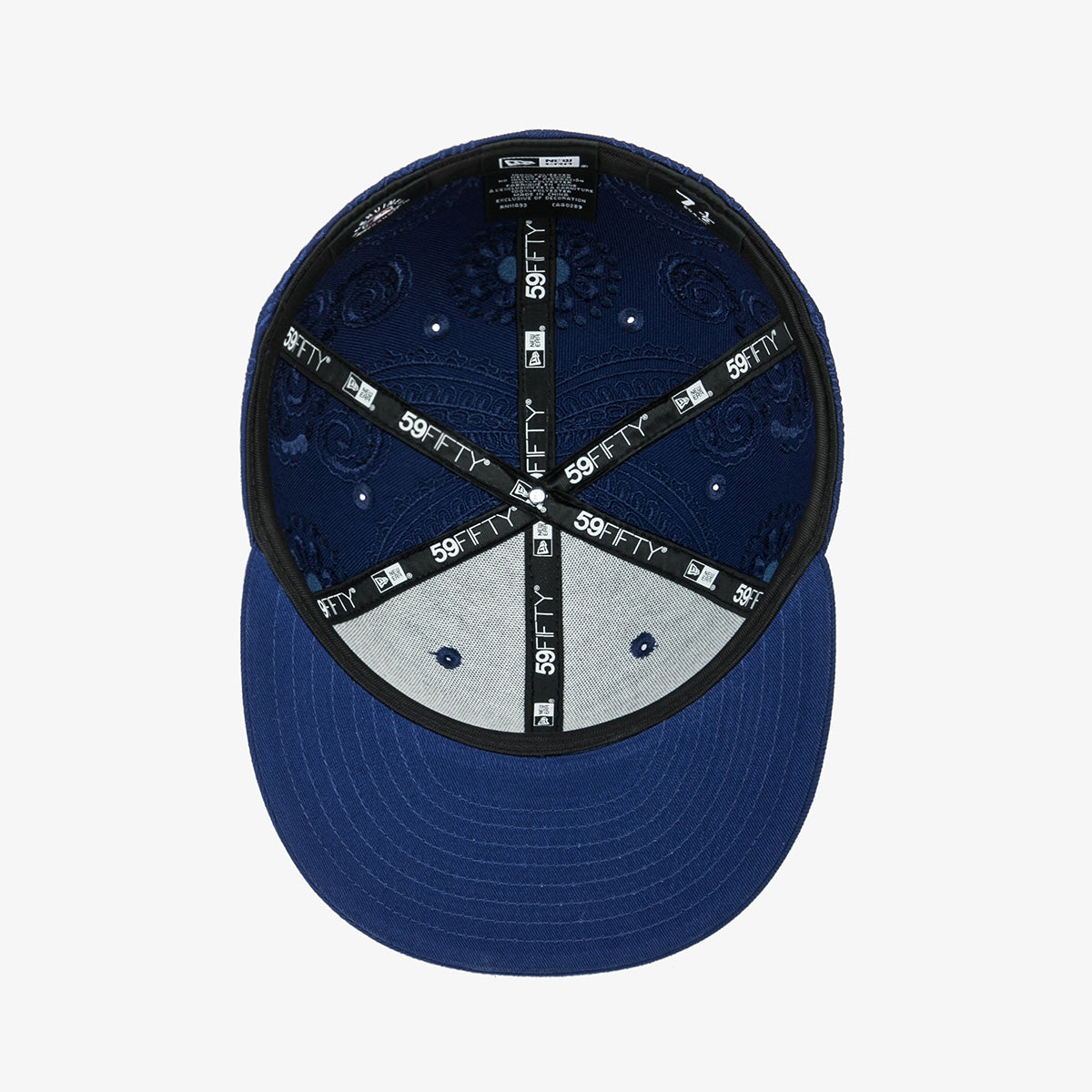 【海外買付品】59FIFTY オールオーバー ペイズリー ロサンゼルス ドジャース ブルー