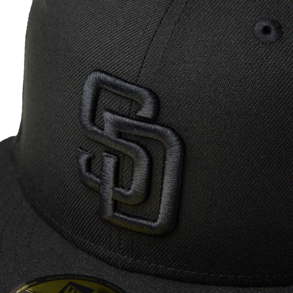 59FIFTY サンディエゴ・パドレス ブラック/ブラック【14942684】
