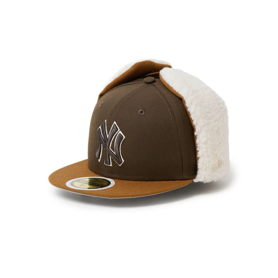 NEW ERA キッズ Kid's 59FIFTY Dog Ear ドッグイヤー ニューヨーク・ヤンキース ウォルナット/トーステッドピーナッツ【15125047】
