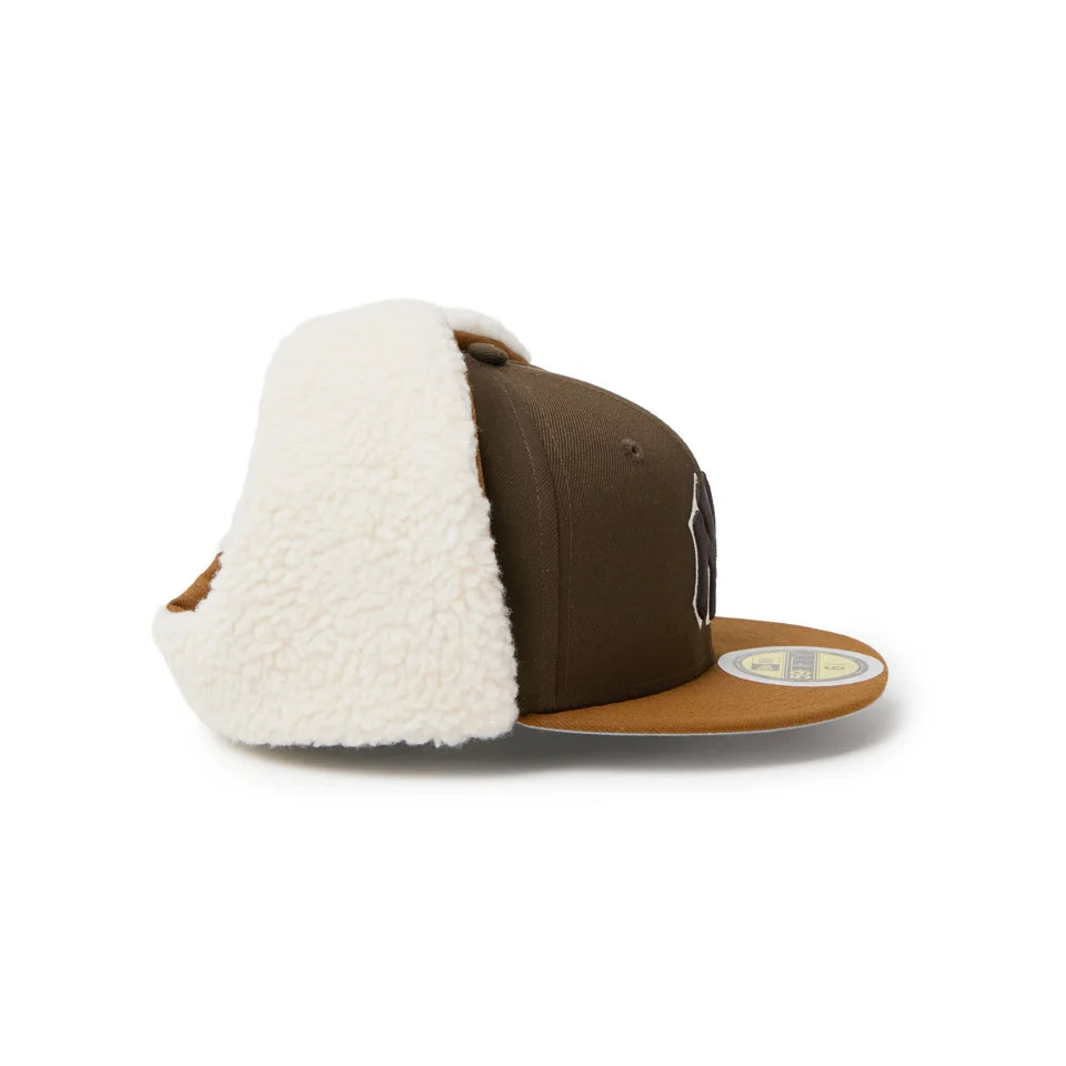 NEW ERA キッズ Kid's 59FIFTY Dog Ear ドッグイヤー ニューヨーク・ヤンキース ウォルナット/トーステッドピーナッツ【15125047】