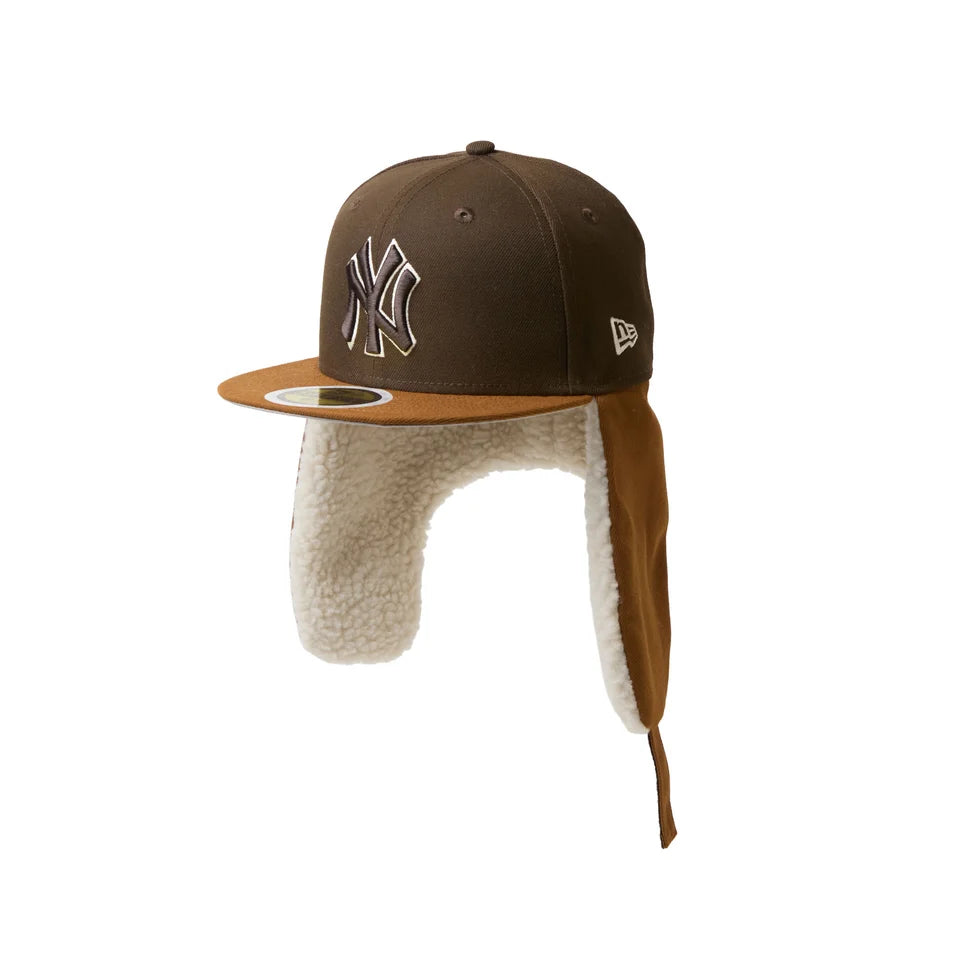 NEW ERA キッズ Kid's 59FIFTY Dog Ear ドッグイヤー ニューヨーク・ヤンキース ウォルナット/トーステッドピーナッツ【15125047】