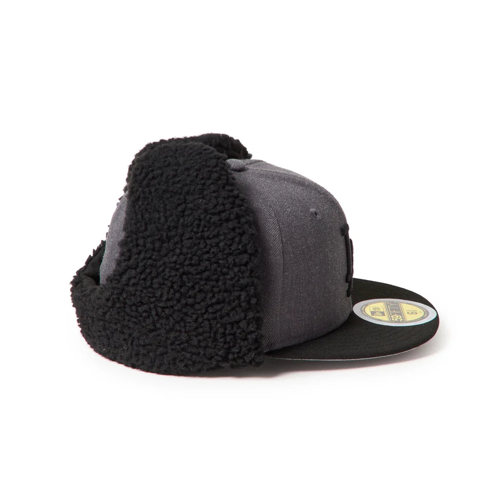 NEW ERA キッズ Kid's 59FIFTY Dog Ear ドッグイヤー ロサンゼルス・ドジャース ヘザーグラファイト/ブラック【15125048】