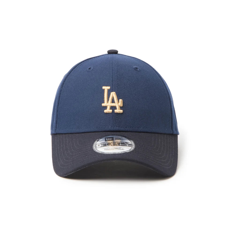 NEW ERA 9FORTY MLB Midsize Logo ロサンゼルス・ドジャース オーシャンサイドブルー/ネイビー【15137077】