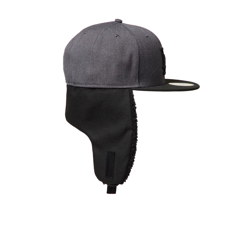 NEW ERA 59FIFTY Dog Ear ドッグイヤー ロサンゼルス・ドジャース ヘザーグラファイト/ブラック【15137329】