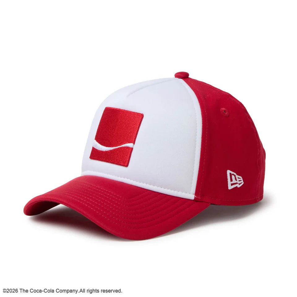 NEW ERA 9FORTY A-Frame Coca-Cola コカ・コーラ ホワイト/スカーレット【15154812】