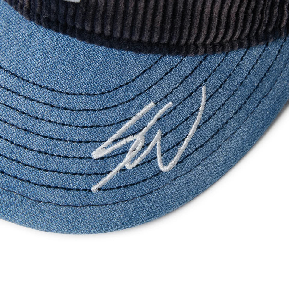 NEW ERA 9THIRTY Sean Wotherspoon ロサンゼルス・ドジャース ネイビーコーデュロイ ウォッシュドデニムバイザー【15156447】