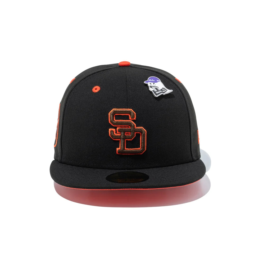 NEW ERA 59FIFTY Halloween サンディエゴ・パドレス ブラック/オレンジ【15229107】