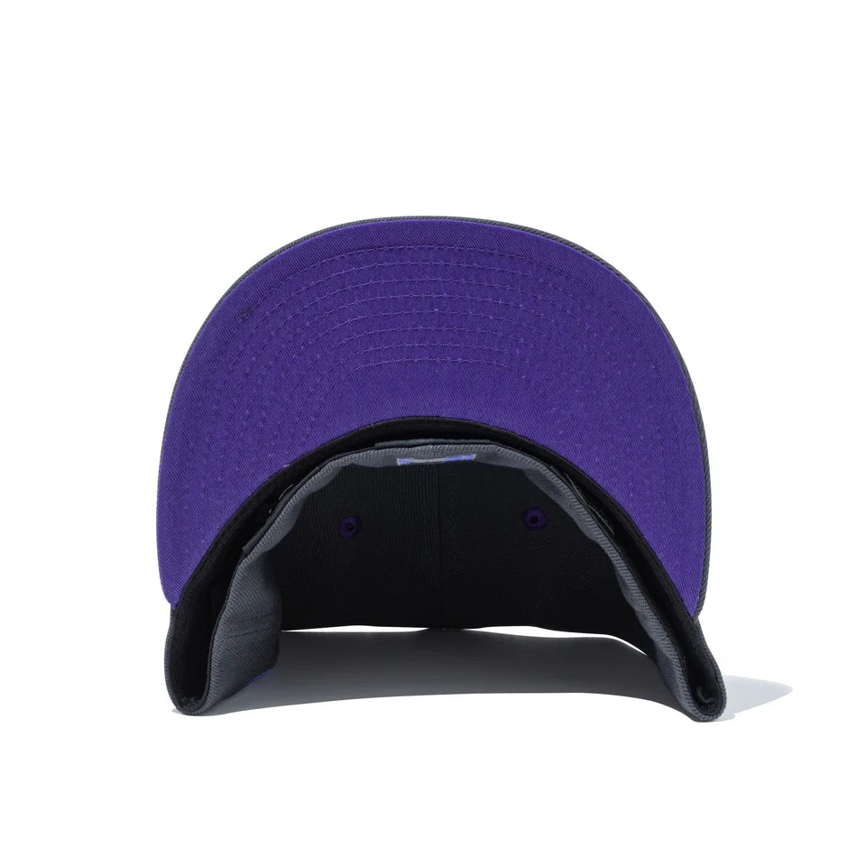 NEW ERA 59FIFTY Halloween ロサンゼルス・ドジャース ダークグラファイト/ディープパープル【15229109】
