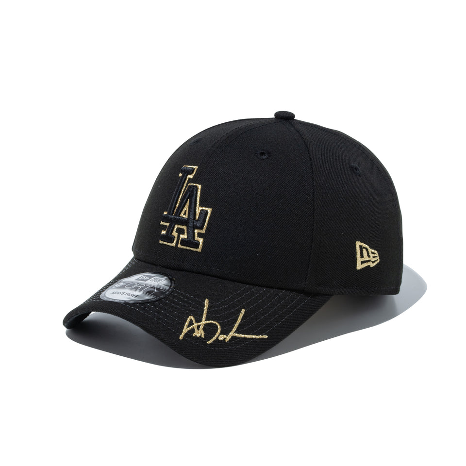 NEW ERA 9FORTY Japan Players Signature ロサンゼルス・ドジャース 山本由伸 ブラック/ゴールド【15372624】