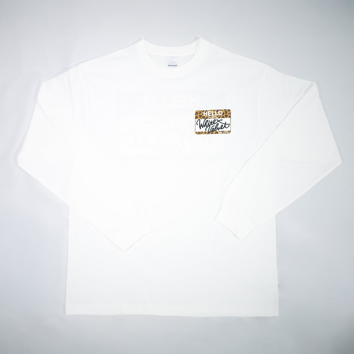 WHITE VELVET "My Name Is Leopard" L/S Tee/ホワイト ベルベット "マイネームイズ レオパード" ロングスリーブTシャツ