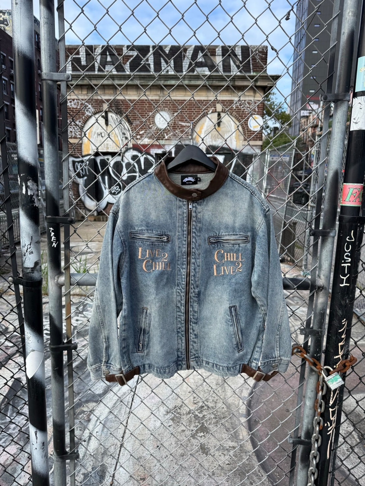 CHILLIN' -Single Denim Jacket -