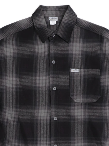 CALTOP L/S SHIRT BLACK/CHARCOL
