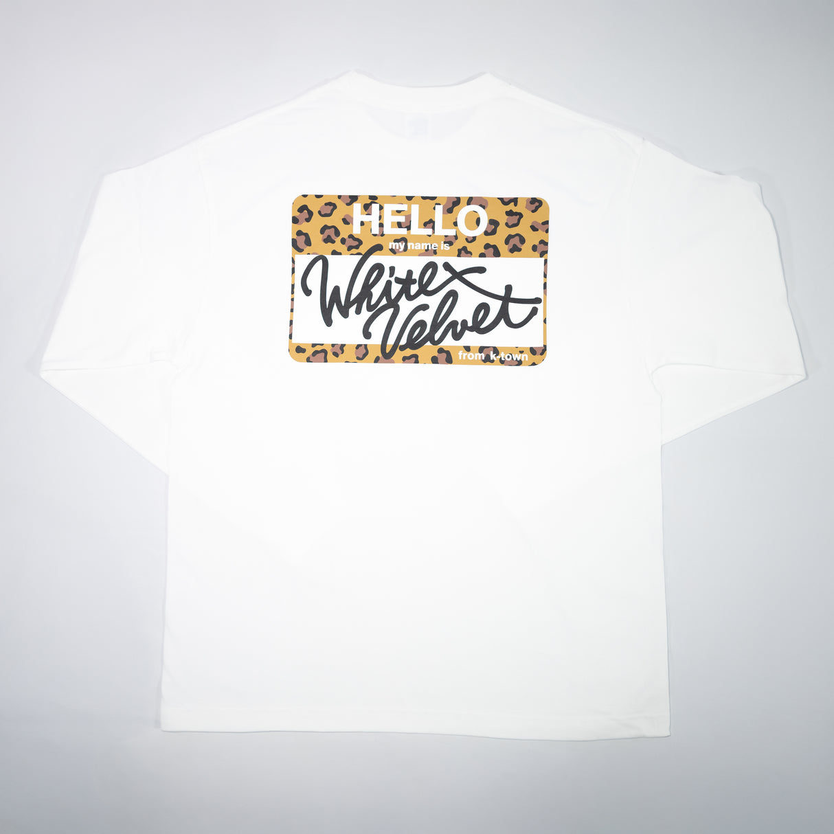 WHITE VELVET "My Name Is Leopard" L/S Tee/ホワイト ベルベット "マイネームイズ レオパード" ロングスリーブTシャツ