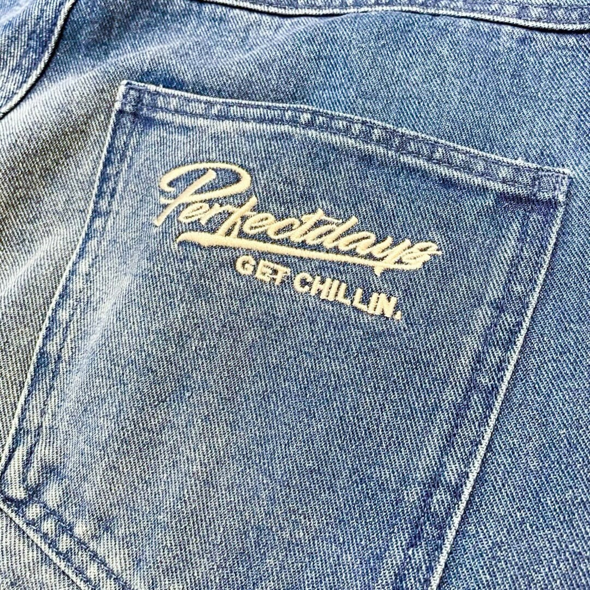 CHILLIN' -Break Denim Pants-