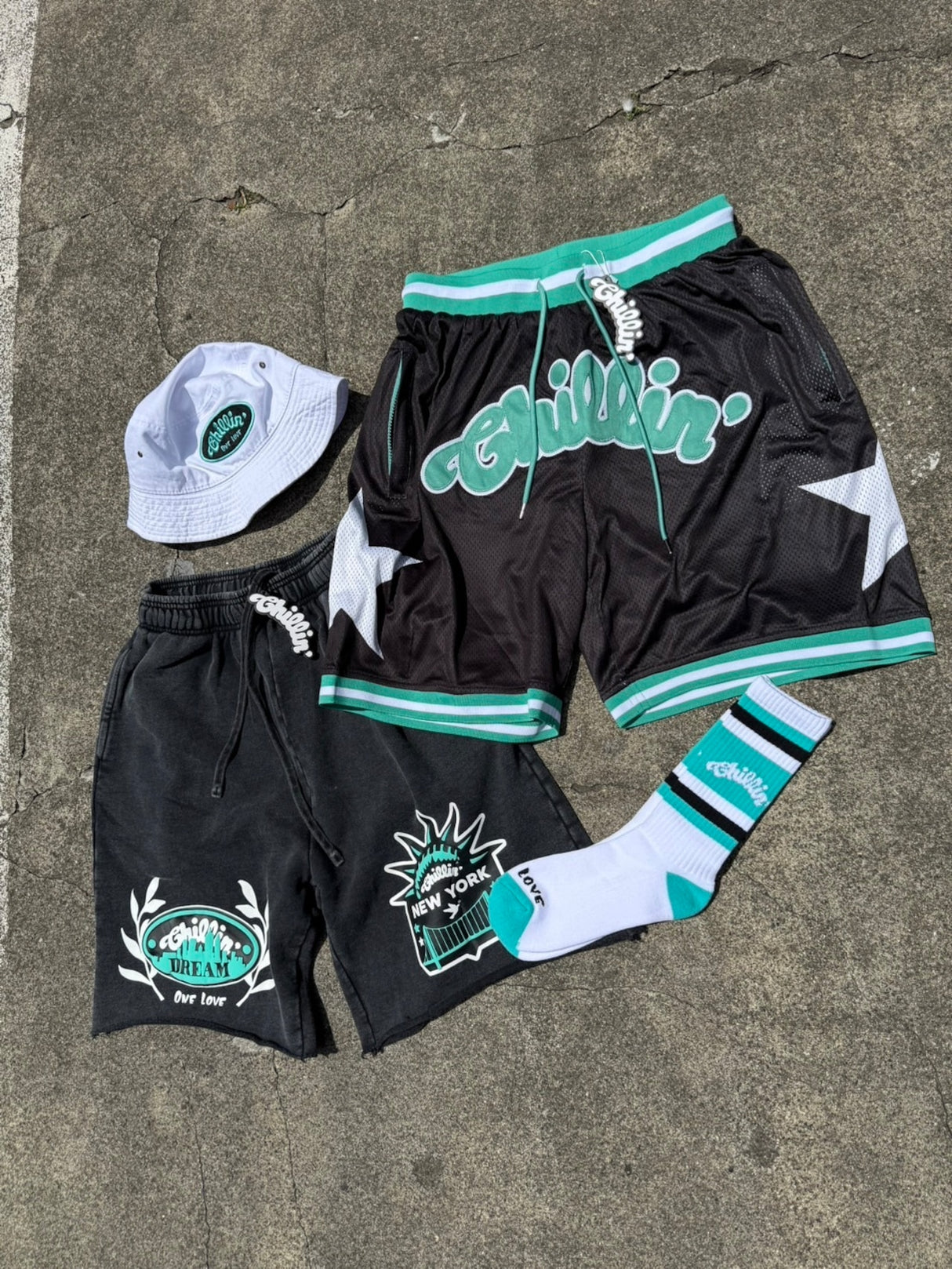 CHILLIN' New York Sweat Shorts-