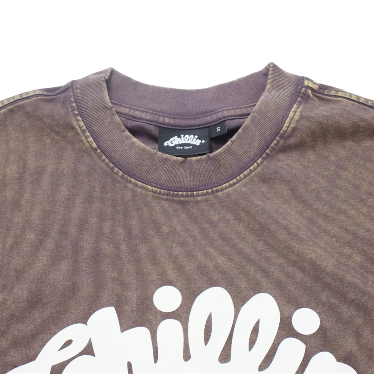 CHILLIN' Women's Big Logo Pigment Cropped S/Tee