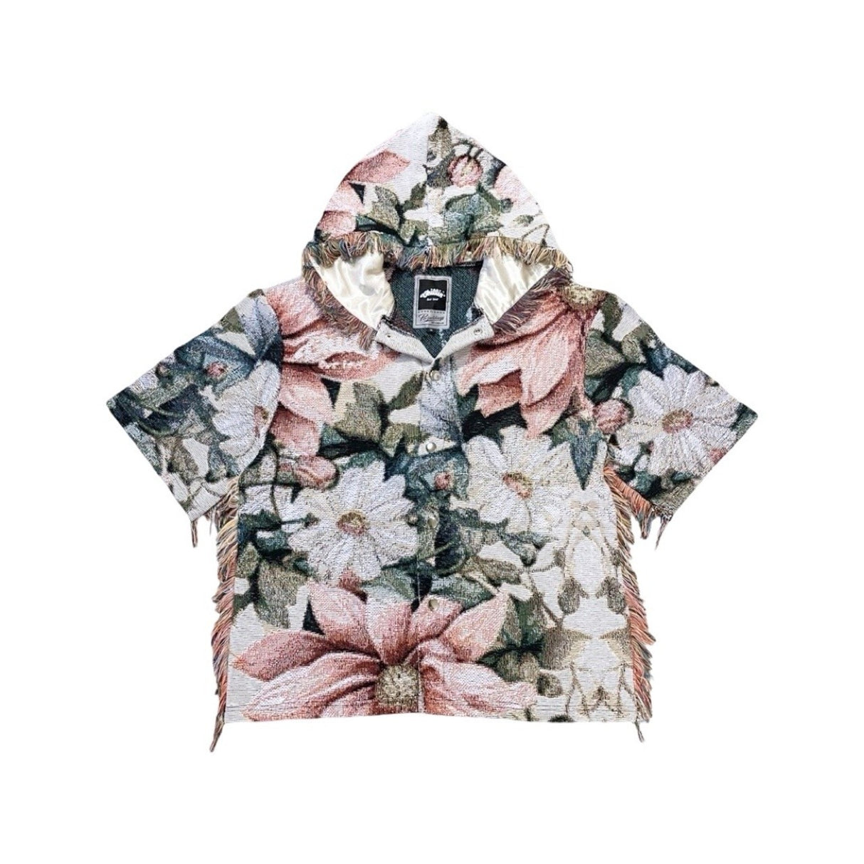 CHILLIN' -FLOWER TAPESTRY HOODIE-