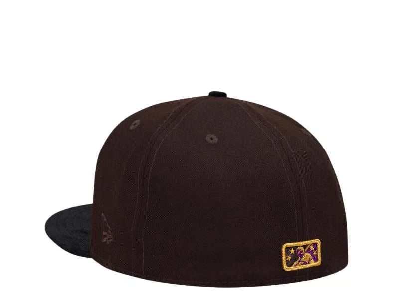 【海外買付品】59FIFTY Fresno Grizzlies Burnt Purple Cord Prime