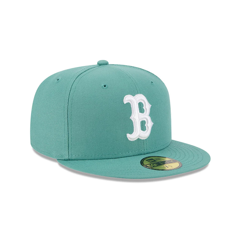 NEW ERA 59FIFTY オンフィールド MLB City Connect ボストン・レッドソックス ミントグリーン【14521643】