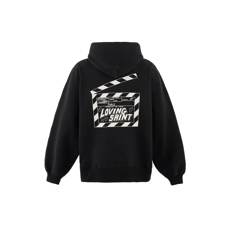 SM-MK8-0000-057 / HOODIE / I LOVE SAINT / BLACK / パーカー・フーディー