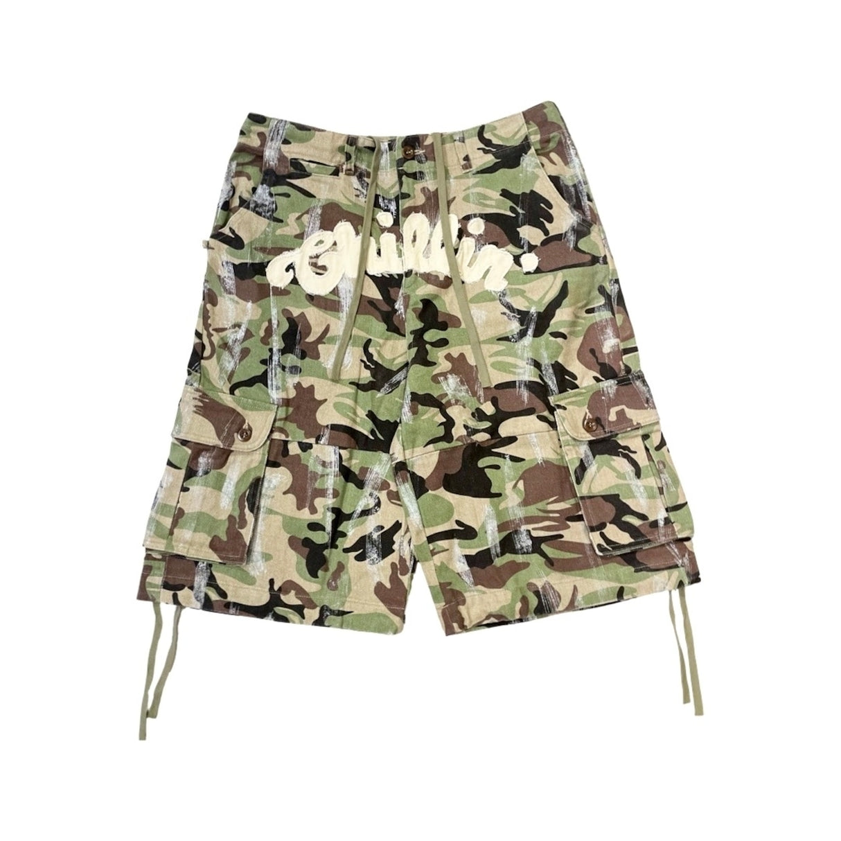 CHILLIN' -Camo Cargo Shorts-
