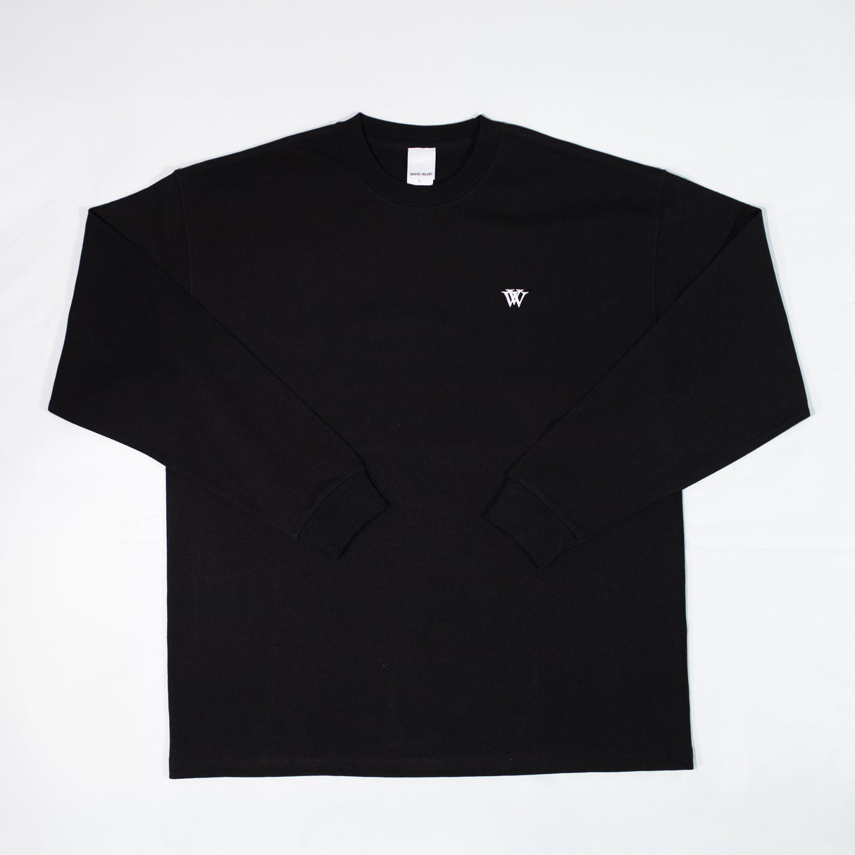WHITE VELVET "Mini WV Logo" L/S Tee/ホワイト ベルベット "ミニWVロゴ" ロングスリーブTシャツ