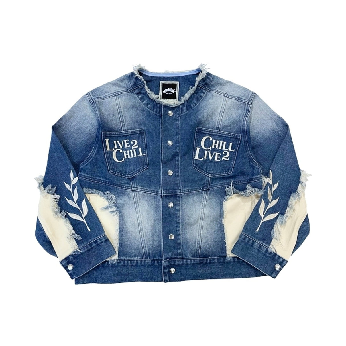 CHILLIN' -Break Denim Jacket- Blue