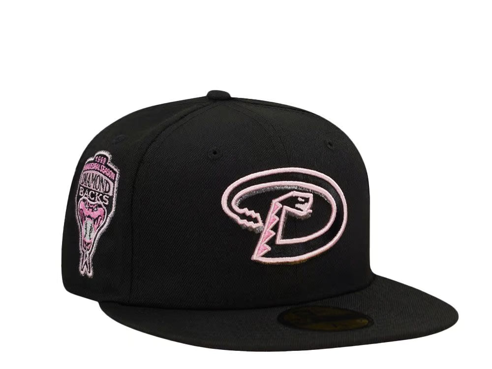 【海外買付品】NEW ERA 59FIFTY ARIZONA DIAMONDBACKS INAUGURAL SEASON 1998 BLACK PINK