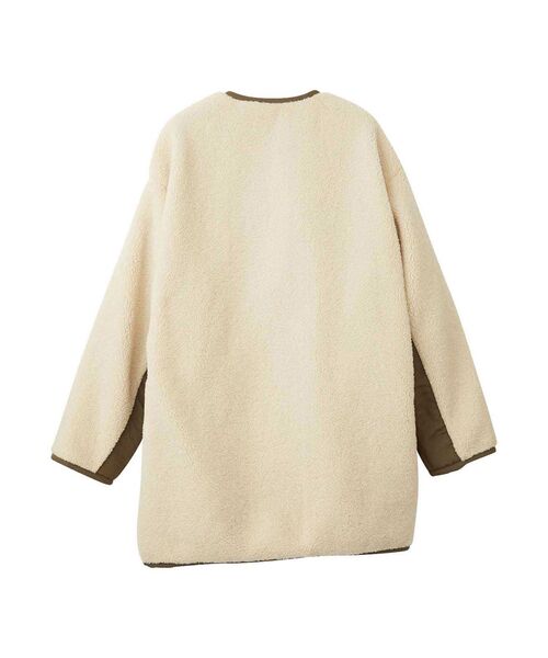 HYSTERIC GLAMOUR VIXEN GIRL ノーカラーリバーシブルコート