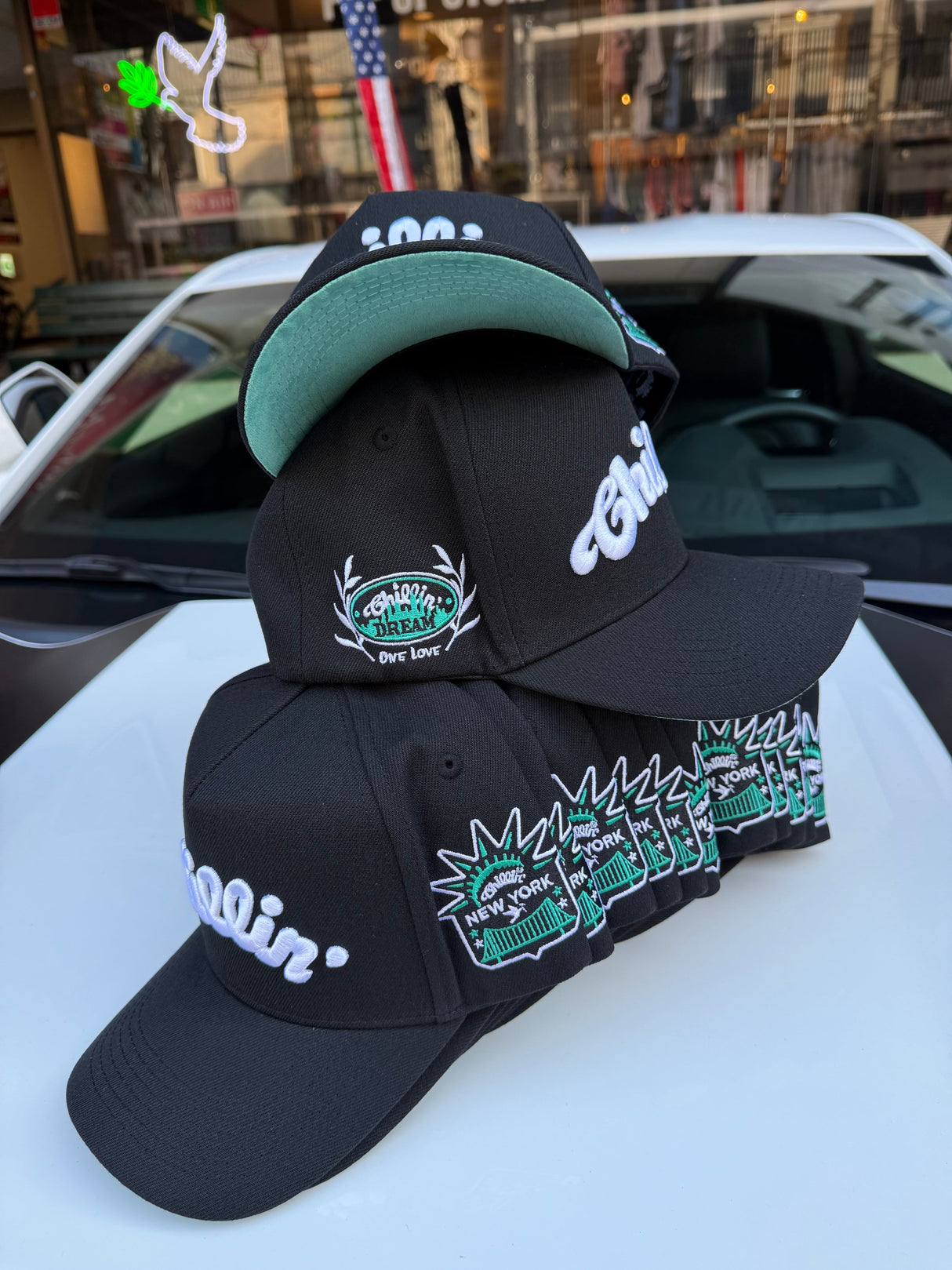 CHILLIN' 5panel Cap New York 3rd- Black / Mint