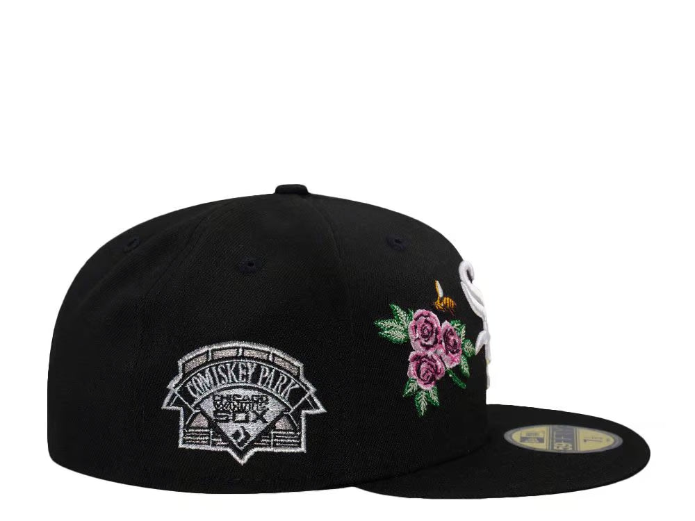 【海外買付品】NEW ERA 59FIFTY CHICAGO WHITE SOX COMISKEY PARK ROSE BLACK