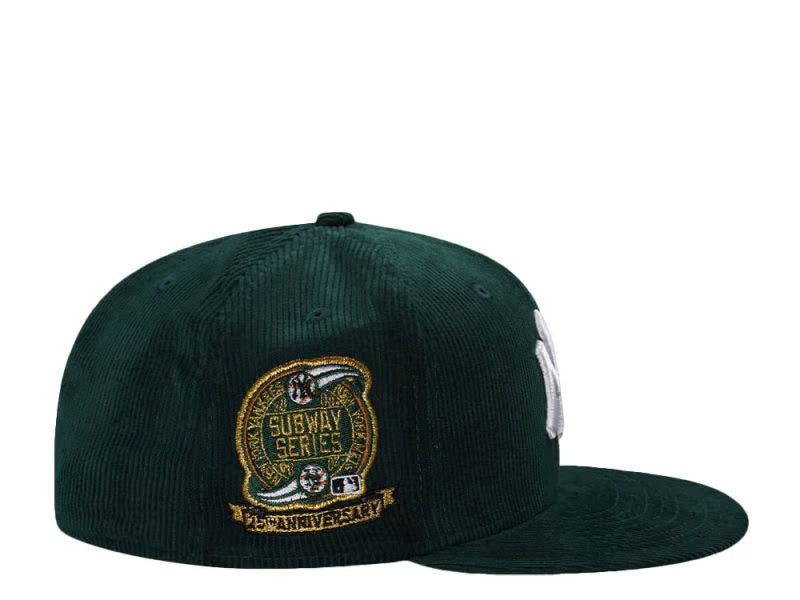 【海外買付品】NEW ERA 59FIFTY New York Yankees Corduroy Subway Series 2000 Green