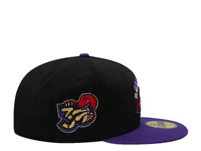 【海外買付品】NEW ERA 59FIFTY TORONTO RAPTORS 30TH ANNIVERSARY BLACK TWO TONE