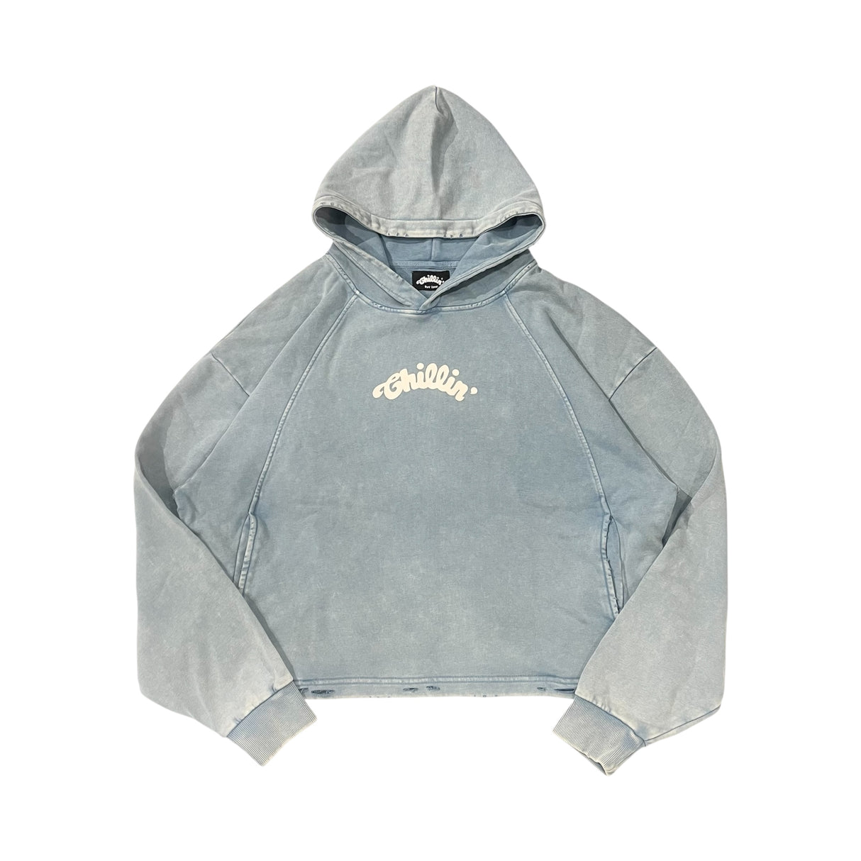 CHILLIN' -Cropped hoodie-