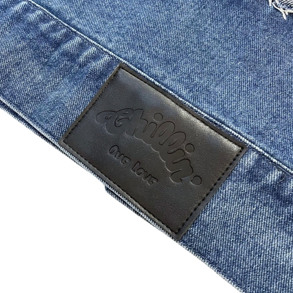 CHILLIN' -Break Denim Jacket- Blue