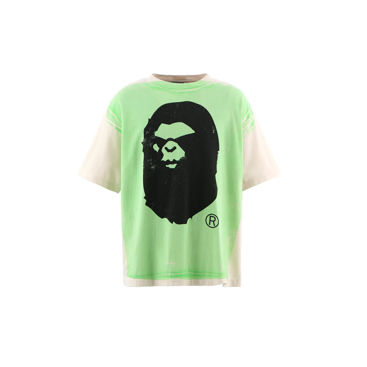 ©SAINT M×××××× SM-HR1-0000-C34 / BAPE_SS TEE / HANDPRINT / Tシャツ