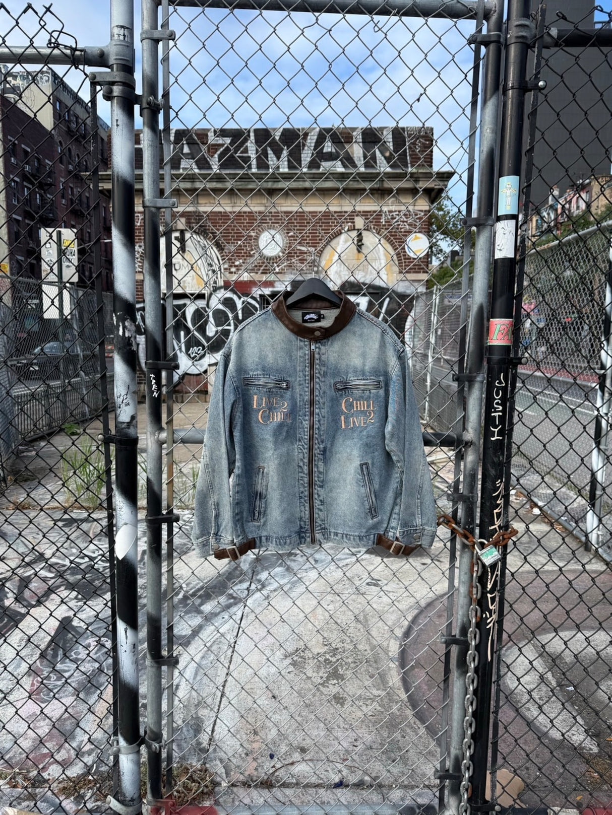 CHILLIN' -Single Denim Jacket -